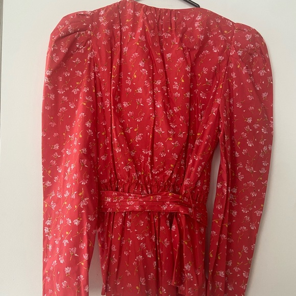 Zara floral tie around blouse - Picture 5 of 5